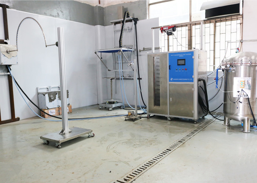 Latest company Solutions about Système de test IPX1-1PX8 du CEI 60529 pour des degrés de protection contre l'eau aux clients mexicains