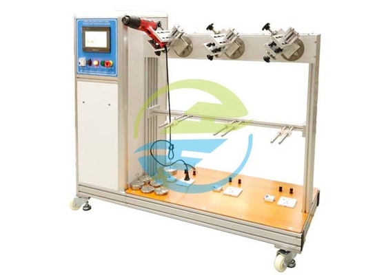 Good price l'équipement de test d'appareil électroménager 60rpm 3 stations fléchissant l'appareillage d'essai pour la corde d'approvisionnement en ligne